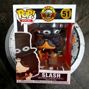 Slash Funko from guns and roses 51 (nib) with pop protector
